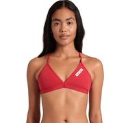 Arena Top Bikini Team Solid Femme – Maxfit Éco, séchage rapide, anti-chlore, UV, doublure avant