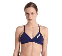arena Performance Team Solid Top Bikini Femme Sportif pour Piscine, Haut à Séchage Rapide en Tissu Maxfit Éco Résistant au Chlore avec Protection UV et Doublure à l’Avant