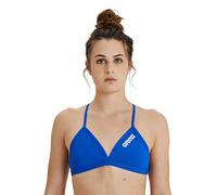 Haut de bikini Arena Team Tie Back Solid bleu blanc femme - 32