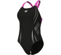Arena Poseidonia Swim Pro Back Swimsuit Noir/Rose 16 (XL) Female