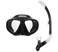 Arena - Premium Snorkeling Set - Kit de plongée - One Size - black / clear / black