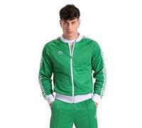 arena Relax Iv Team Jacket Veste de Survêtement avec Fermeture Éclair Intégrale Vert/blanc/vert d'équipe M