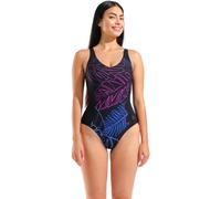 Arena shapewear mia wing back black / multi xxl - uk40