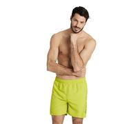 arena Short de Bain Fundamentals Logo Homme, Maillot de Bain Plage en Tissu Doux à Séchage Rapide, avec Slip Intégré en Maille Filet