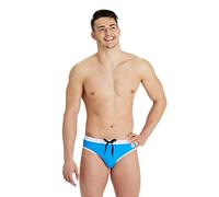 Arena Slip de Bain Homme Fundamentals Borders, Slip de Plage et de Piscine, Tissu Maxfit, Résistant au Chlore et au Sel, Protection UV UPF 50+