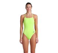 arena Solid Challenge Team Maillot Entier Femme, Maillot Sportif à Séchage Rapide en Tissu MaxLife Éco Résistant au Chlore avec Protection UV et Doublure à l’Avant