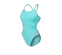 Arena Solid Challenge Team Maillot Entier Femme, Maillot Sportif à Séchage Rapide en Tissu MaxLife Éco Résistant au Chlore avec Protection UV et Doublure à l’Avant