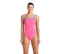 Arena Solid Challenge Team Maillot Entier Femme, Maillot Sportif à Séchage Rapide en Tissu MaxLife Éco Résistant au Chlore avec Protection UV et Doublure à l’Avant