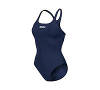 arena Solid Swim Pro Team Maillot de Bain Une Pièce pour Femme, Séchage Rapide, Maillot de Bain Sportif en Tissu MaxLife Eco avec Une Résistance Maximale au Chlore et Une Protection UV UPF 50+