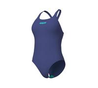 arena Solid Swim Pro Team Maillot de Bain une Pièce pour Femme, Séchage Rapide, Maillot de Bain Sportif en Tissu arena MaxLife Eco avec une Résistance Maximale au Chlore et une Protection UV UPF 50+