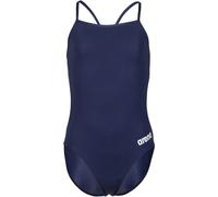Arena Fille Girl's Team Swimsuit Challenge Solid Une pi ce, Navy-White, 8-9 Ans EU