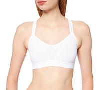 Sabena Soutien-gorge de sport pour femme Coupe moyenne M Blanc