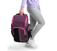 Arena Spiky III Sac à Dos 45L Natation, Mer, Gym et Loisirs Sac à Dos de Sport, Sac de Voyage en Tissu Déperlant avec Épaulières Rembourrées, Sac à Dos d'École, 45 litres