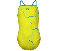 Arena star graphic swimsuit lightdrop back girls lime 116cm