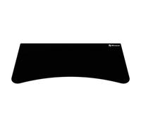 Arozzi Arena Tapis de Bureau Gaming, Full Desk Tapis de Souris pour Bureau Arena, Tapis de Bureau with Anti-Slip Rubber Base & Water-Resistant Surface, Noir Pur
