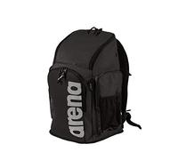 arena Team Backpack 45L, Grand Sac à Dos de sport pour la Piscine, la Natation, la Plage, Voyages avec Rangement pour les Vêtements Mouillés, Poche pour Ordinateur Portable et Fond Renforcé, 45 Litres