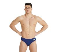 ARENA Team Men's Solid Polo Swim Brief Water Sports Training Bathing Suit Maillot, Bleu Marine/Blanc, 32 Homme