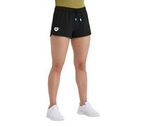 arena Team Short Solid Maillot, Noir, XS Femme