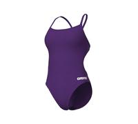 Arena - Team Swimsuit Challenge Solid - Maillot de bain 1 pièce femme Plum-White - 42