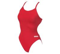 Arena Maillot de bain une‑pièce Challenge Solid – Séchage rapide MaxLife Eco, UPF50+ – Rouge 36