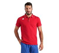 Arena Polo Team Solid Coton Rouge M