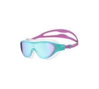 ARENA The One Masque de natation unisexe pour enfants de 6 à 12 ans, lunettes de natation pour filles et garçons, grand ajustement, verres en polycarbonate, bleu/eau/violet