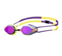 Lunettes de natation verres miroirs arena tracks mirror violet jaune