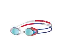 arena Tracks Junior Mirror Lunettes de Natation Anti-Buée pour Enfants, Lunettes de Piscine avec Protection UV, 4 Ponts de Nez Interchangeables, Joints en Silicone