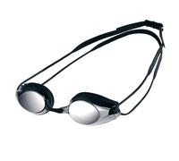 Arena Lunettes de natation Tracks Mirror – Verres effet miroir, UV, anti-buée – Noir