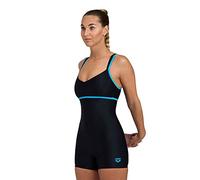ARENA Vénus Maillot de Bain, Noir/Turquoise, 42 Femme