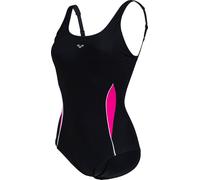 Arena W Alissa U Back One Piece Low Black-Rose Violet-Wh Black-Rose Violet-Wh 42