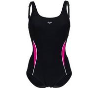 Arena W Alissa U Back One Piece Low Cut C-cup Black-rose Violet-wh Taille: 52 | Maillots une pièce Outlet | Femme | Le Noir