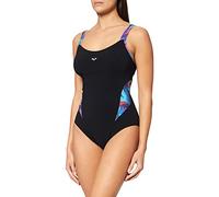 ARENA W Aphra Wing Back One Piece Plus Maillot de Bain 1 pièce pour Femme, Femme, Maillot de Bain 1 pièce, 004804, Multicolore - Noir, 54