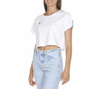 Arena W Corinne Team T-Shirt Femme White-White-Black FR : Taille Unique (Taille Fabricant : S)