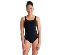 Arena W Jewel One Piece Black-peonia Red Taille: 38 | Maillots une pièce Outlet | Femme | Rouge