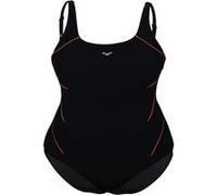 Arena W Jewel One Piece Plus Black Peonia Red Taille: 2X | Maillots une pièce Outlet | Femme | Le Noir