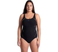 Arena W Jewel One Piece Plus R Black White Taille: 1X | Maillots une pièce Outlet | Femme | Le Noir