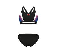 ARENA W Threefold Deux pièces R, 581 noir/bleu/blanc, 38