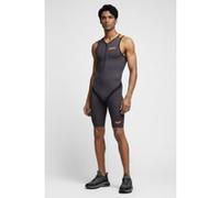 Arena W Zipped Trisuit Tri Poly C Dark_grey,black,orange Taille: XXS | Slips de bain Outlet | Femme | Gris