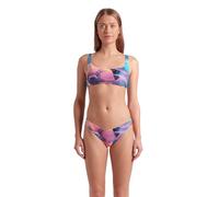 arena Water Prints Bikini Femme à Bralette, Maillot de Bain pour la Plage et la Piscine en Tissu Élastique Recyclé à Séchage Rapide, avec Bonnets Amovibles et Top à Lacet