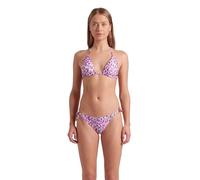 arena Water Prints Bikini Triangulaire Femme, Maillot de Bain pour la Plage et la Piscine en Tissu Élastique Recyclé à Séchage Rapide, avec Bonnets Amovibles, Haut et Bas à Lacets