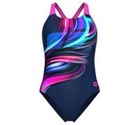 Arena - Women's Bloom Swimsuit Swim Pro Back LB - Maillot de bain - 44 - multi navy / navy / shocking pink