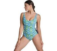 Arena Women's Bodylift Chiara Swimsuit Wing B Navy-soft Green Mult Taille: 40 | Maillots une pièce Outlet | Femme | Vert
