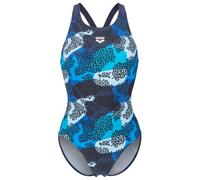 Arena - Women's Camo Swimsuit V Back L - Maillot de bain - 36 - blue multi / navy