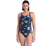 Arena Women's Fun Planet Swimsuit Super Black Multi Black Taille: 34 | Maillots une pièce Outlet | Femme | Le Noir