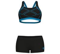 Arena - Women's Graphic Swimsuit Swim Pro Two Pieces - Bikini - 36 - black / turquoise