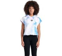 Arena Women's Hooded Sleeveless Sweat Mph Cyan Multi Tie&dye Taille: M | Sweatshirts à capuche Outlet | Femme | Vert