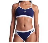 Arena - Women's Icons Bikini Cross Back Solid - Bikini - 40 - navy / white