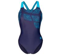 Arena - Women's Kikko Swimsuit Swim Pro Back - Maillot de bain - 34 - navy / turquoise