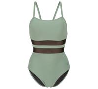Arena - Women's Mesh Equals Swimsuit Back B - Maillot de bain - 44 - sage